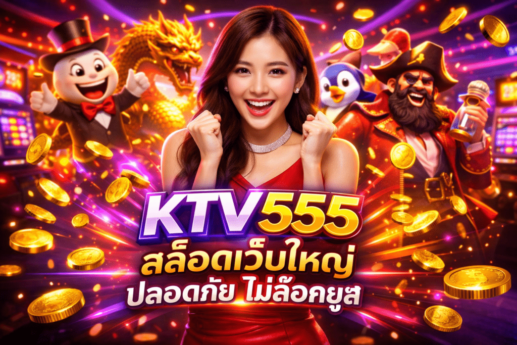 KTV555 สล็อตเว็บใหญ่ ปลอดภัย ไม่ล็อคยูส