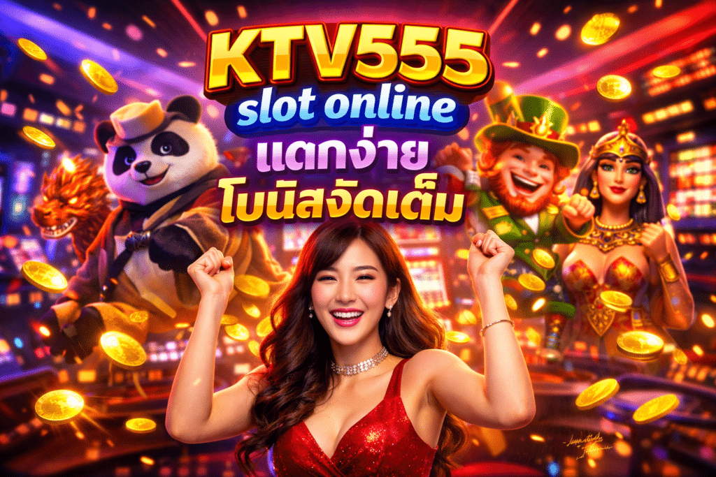 KTV555 slot online แตกง่าย โบนัสจัดเต็ม