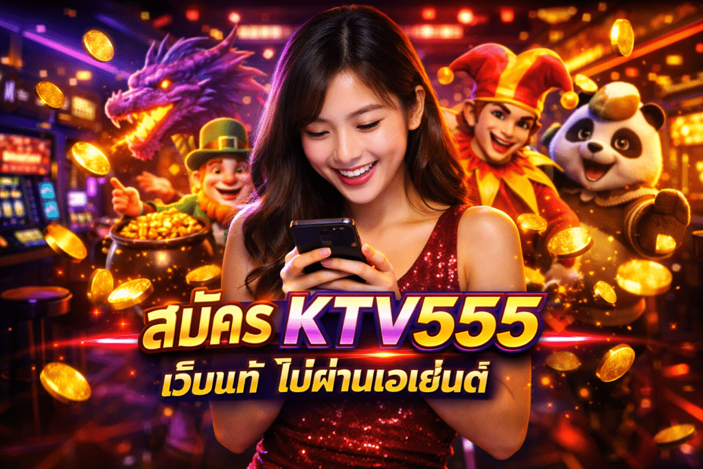 สมัคร KTV555 เว็บแท้ ไม่ผ่านเอเย่นต์