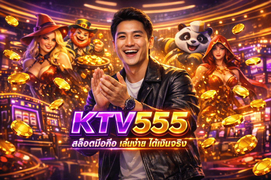 KTV555 สล็อตมือถือ เล่นง่าย ได้เงินจริง